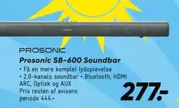 Bilka Prosonic SB-600 Soundbar tilbud