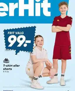 Bilka T-shirt eller shorts tilbud
