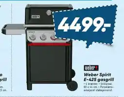 Bilka Weber Spirit E-425 gasgrill tilbud