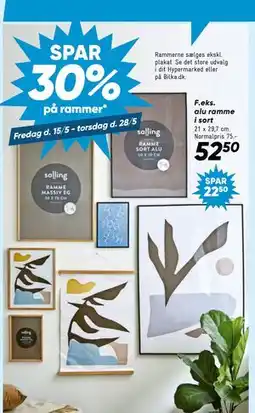 Bilka Spar 30% på rammer tilbud