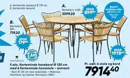 Bilka Kerteminde havebord tilbud