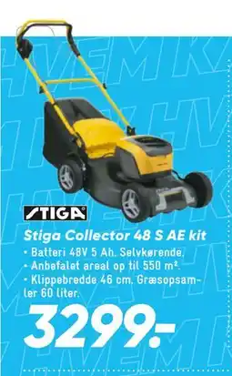 Bilka Stiga Collector 48 S AE kit tilbud