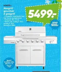 Bilka Nexgrill gourmet 6 gasgrill tilbud