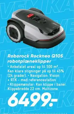 Bilka Roborock Rockneo Q105 robotplæneklipper tilbud