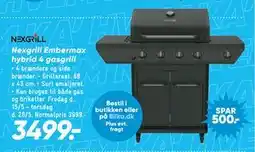 Bilka Nexgrill Embermax hybrid 4 gasgrill tilbud