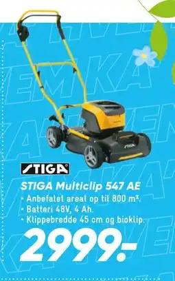 Bilka STIGA Multiclip 547 AE tilbud