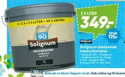 Bilka Solignum dækkende træbeskyttelse tilbud