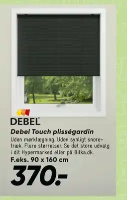 Bilka Debel Touch plisségardin tilbud