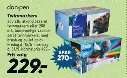 Bilka Twinmarkers tilbud