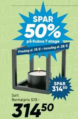 Bilka SPAR 50% på Kubus T stage tilbud