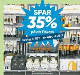 Bilka SPAR 35% på alt Fiskars tilbud