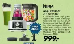 Bilka Ninja CB350EU 3-i-1 blender tilbud