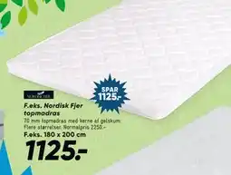 Bilka Nordisk Fjer topmadras tilbud