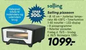 Bilka Salling pizzaovn tilbud