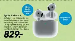Bilka Apple AirPods 4 tilbud