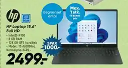 Bilka HP Laptop 15,6” Full HD tilbud