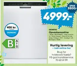 Bilka Opvaskemaskine tilbud