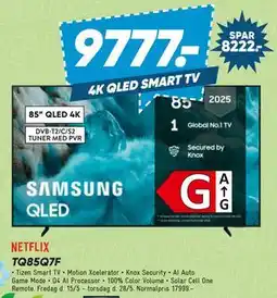 Bilka SAMSUNG TQ85Q7F tilbud
