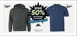 Bilka Spar 50% på alt Kappa herretextil tilbud