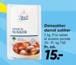 Bilka Dansukker dansk sukker tilbud