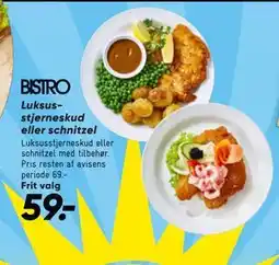 Bilka Luksusstjerneskud eller schnitzel tilbud