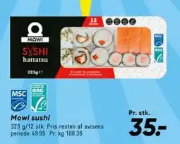 Bilka Mowi sushi tilbud