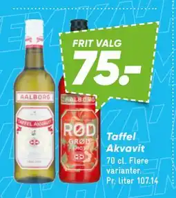 Bilka Taffel Akvavit tilbud