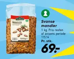 Bilka Svansø mandler tilbud