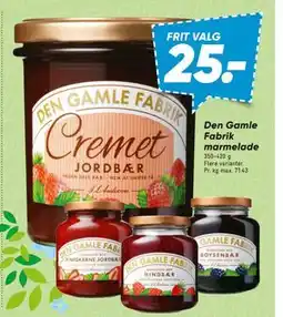 Bilka Den Gamle Fabrik marmelade tilbud