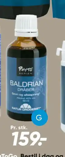 Bilka Natur drogeriet baldrian dråber tilbud