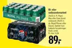 Føtex Øl- eller sodavandsmarked tilbud