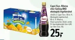 Føtex Capri-Sun, Ribena eller Salling ØKO økologisk ingefærshot tilbud