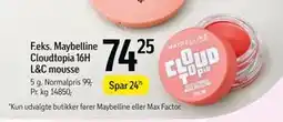 Føtex Maybelline Cloudtopia 16H L&C mousse tilbud