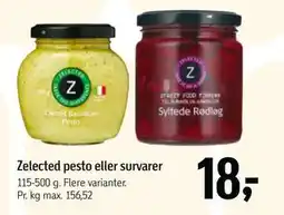 Føtex Zelected pesto eller survarer tilbud