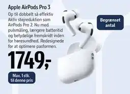 Føtex Apple AirPods Pro 3 tilbud