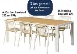 Føtex Messina havestol tilbud