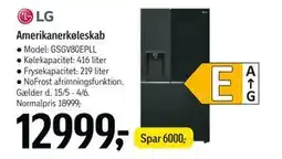 Føtex Amerikanerkøleskab tilbud