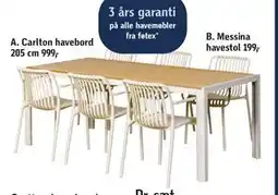 Føtex Carlton havebord 205 cm tilbud