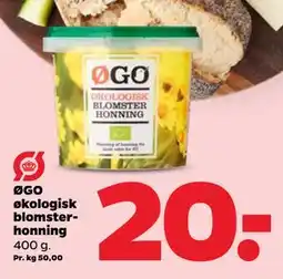 Netto ØGO økologisk blomsterhonning tilbud