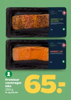 Netto Premieur varmrøget laks tilbud