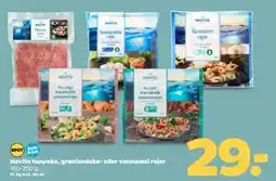 Netto Navito tunpoke, grønlandske- eller vannamei rejer tilbud