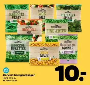 Netto Harvest Best grøntsager tilbud
