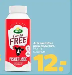 Netto Arla Lactofree piskefløde 36% tilbud