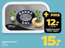 Netto Bakkedal smørbar tilbud