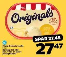 Netto Frisko Originals vanilje tilbud