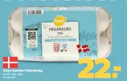 Netto Dava danske frilandsæg tilbud