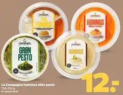 Netto La Campagna hummus eller pesto tilbud