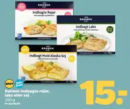 Netto Rahbek indbagte rejer, laks eller sej tilbud