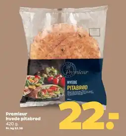 Netto Premieur hvede pitabrød tilbud