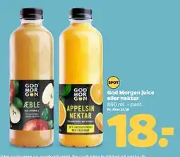 Netto God Morgen juice eller nektar tilbud